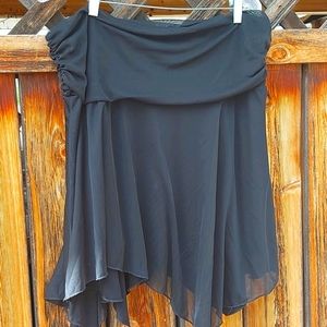 Le Chateau black flowing skirt